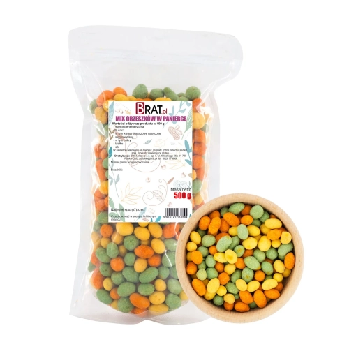 MIX orzeszków w panierce 500g