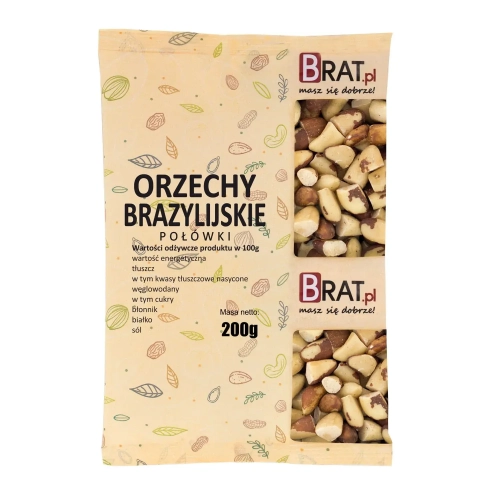 Orzechy brazylijskie połówki 200g