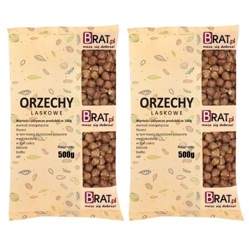 Orzechy laskowe 1kg (2x500g)