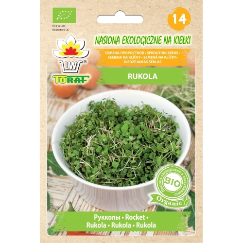 Nasiona na kiełki BIO - rukola 10g