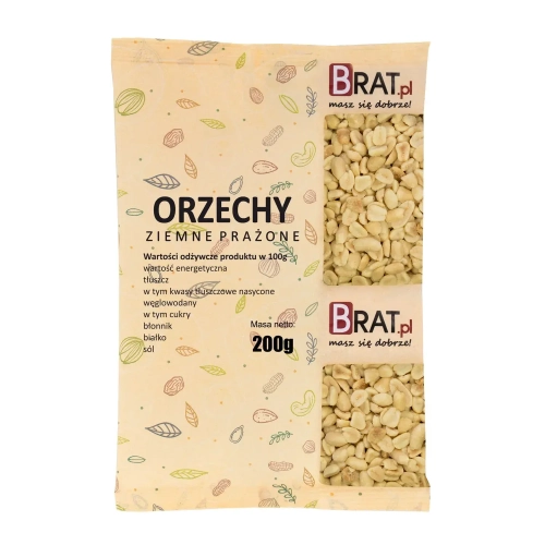 Orzechy ziemne prażone niesolone 200g