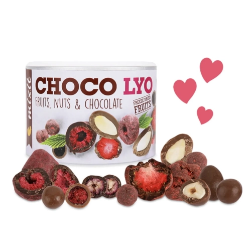 Chrupiące owoce i orzechy w czekoladzie 180g