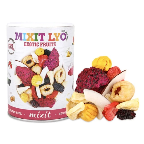 Chrupiące owoce liofilizowane Egzotyczny Mix 110g