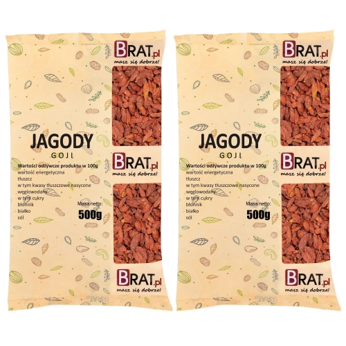 Jagody goji 1kg (2x500g)