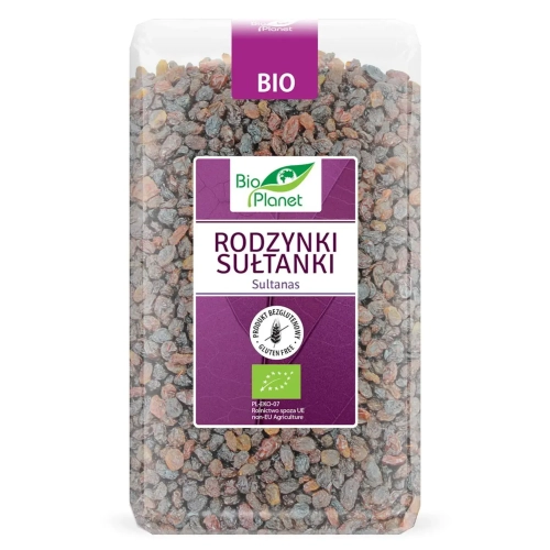 Rodzynki sułtanki bezglutenowe BIO 1kg