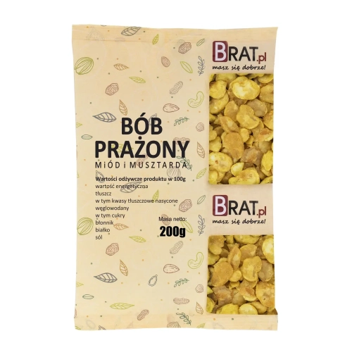 Bób prażony miód i musztarda 200g