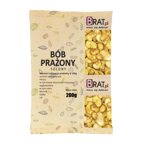 Bób prażony solony 200g