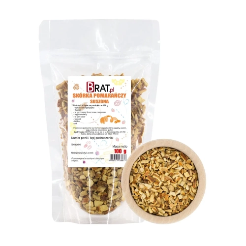 Skórka pomarańczowa suszona 100g