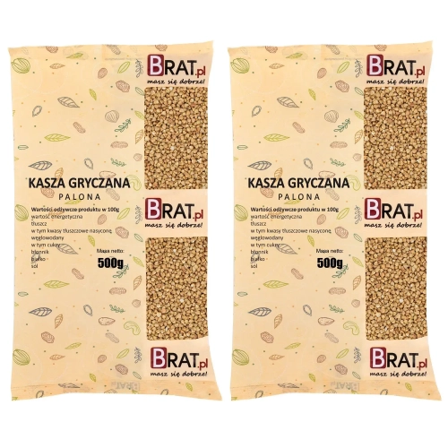 Kasza gryczana palona 1kg (2x500g)