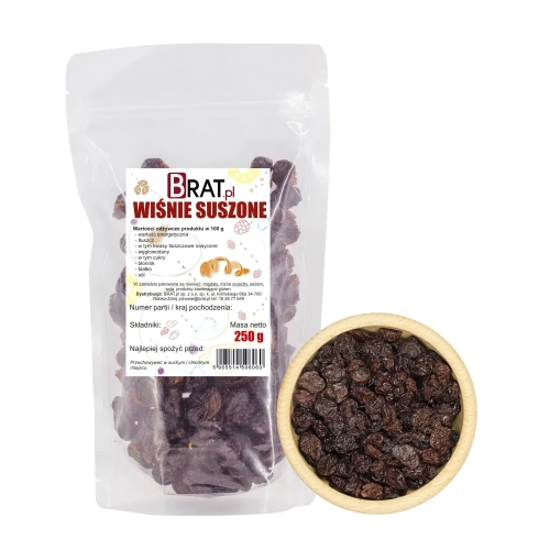 Wiśnia suszona 250g