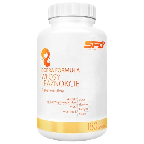 DOBRA FORMUŁA WŁOSY PAZNOKCIE 180tab - SFD