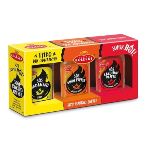 Zestaw sosów bardzo ostrych 3x100ml