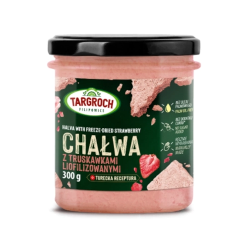 Chałwa z truskawkami bez cukru 300g