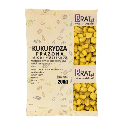 Kukurydza prażona miód i musztarda 200g