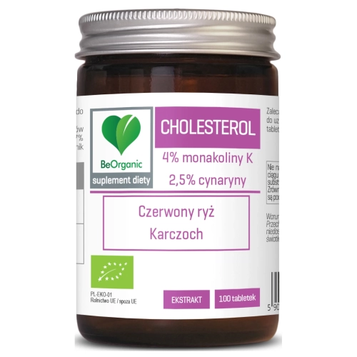  BeOrganic Cholesterol BIO 400mg 100tab