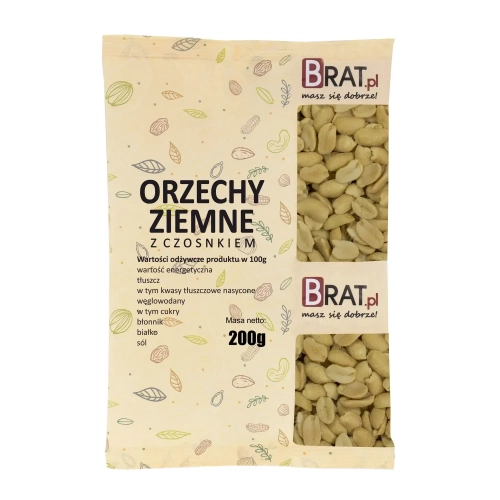 Orzeszki ziemne z czosnkiem 200g