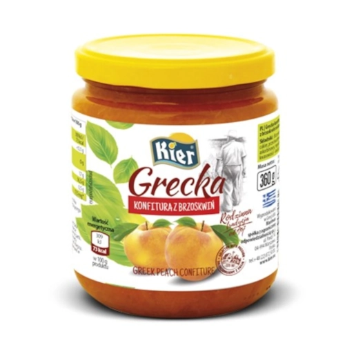 Grecka konfitura z brzoskwiń 360g
