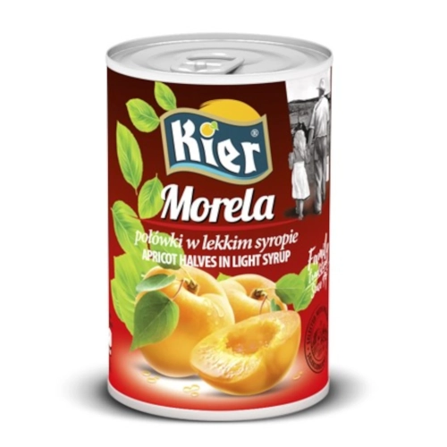 Morela połówki w syropie 425g/240g