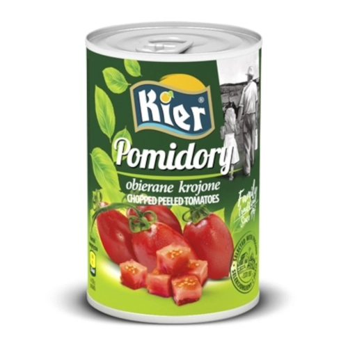 Pomidory obierane krojone 400g/240g