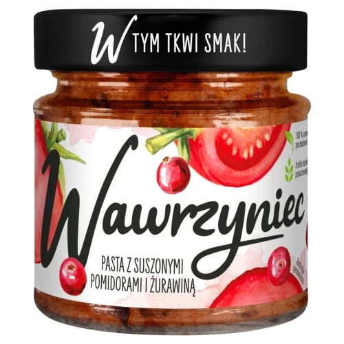 Pasta z suszonymi pomidorami i żurawiną 180g