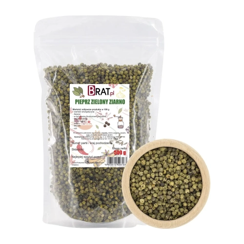 Pieprz zielony ziarno 500g