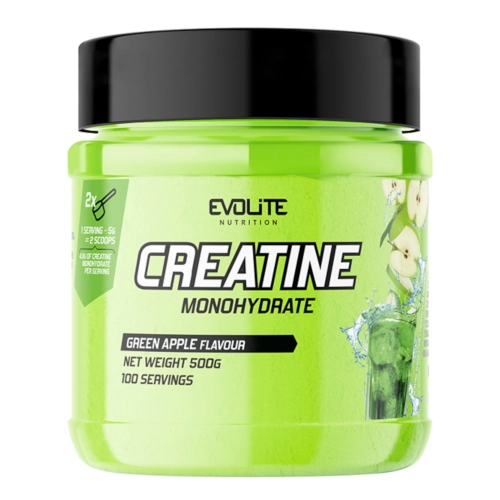 Evolite Creatine Monohydrate 500g Green Apple