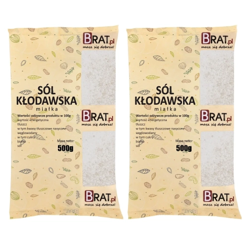 Sól kłodawska miałka 1kg (2x500g)