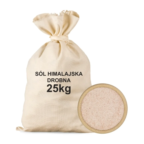 Sól himalajska drobna 25kg