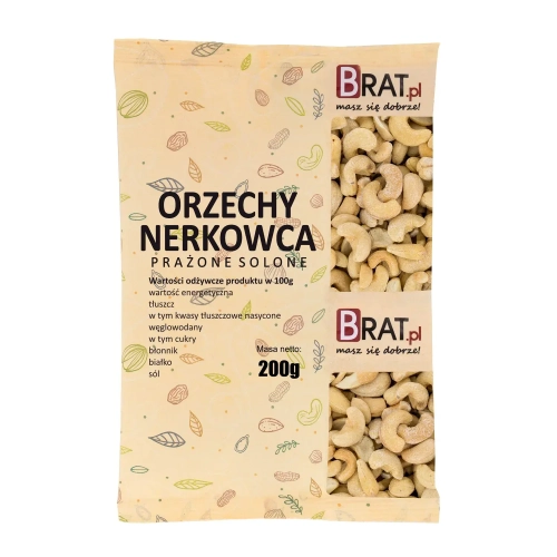 Orzechy nerkowca prażone solone 200g