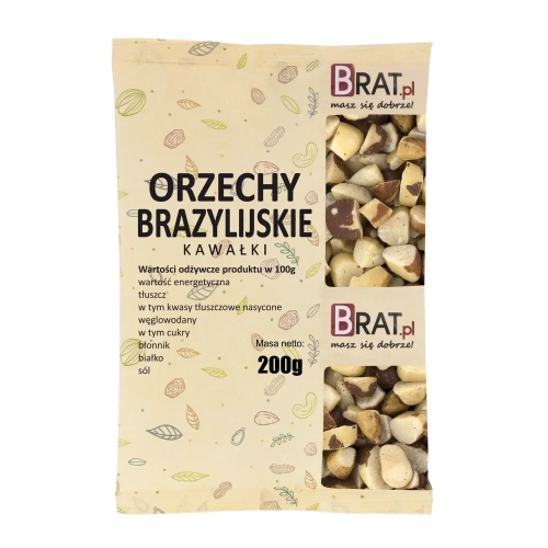Orzechy brazylijskie kawałki 200g