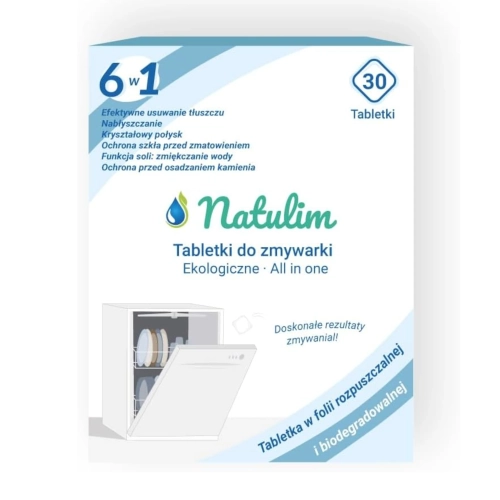 Eko tabletki do zmywarki 30szt NATULIM