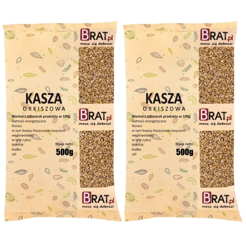 Kasza orkiszowa 1kg (2x500g)
