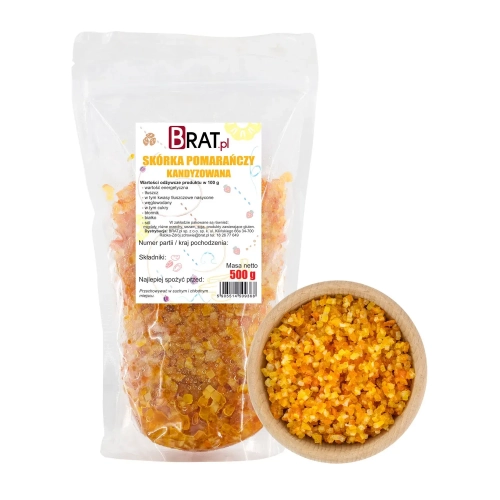 Skórka pomarańczy kandyzowana 500g