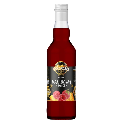Syrop malinowy z miodem 500ml