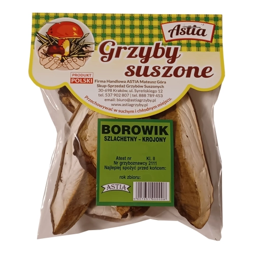Borowik Szlachetny suszony krojony 40g