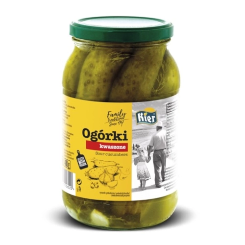 Ogórki kwaszone 860g/480g