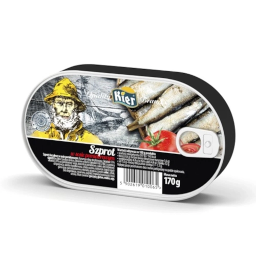 Szprot w sosie pomidorowym 170g