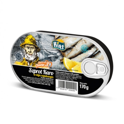 Szprot  KARO w oleju 170g