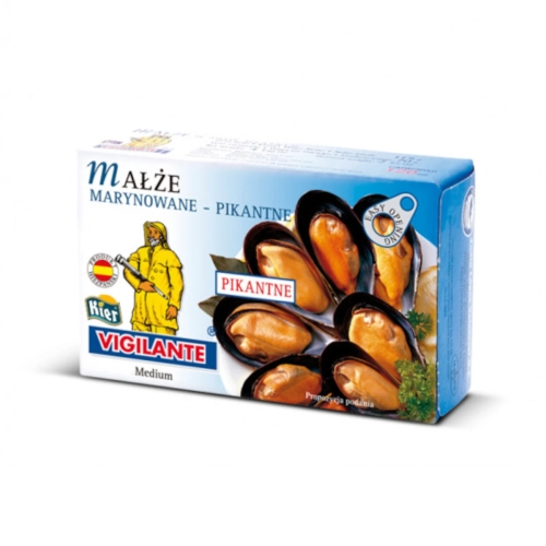 Małże marynowane pikantne 115g