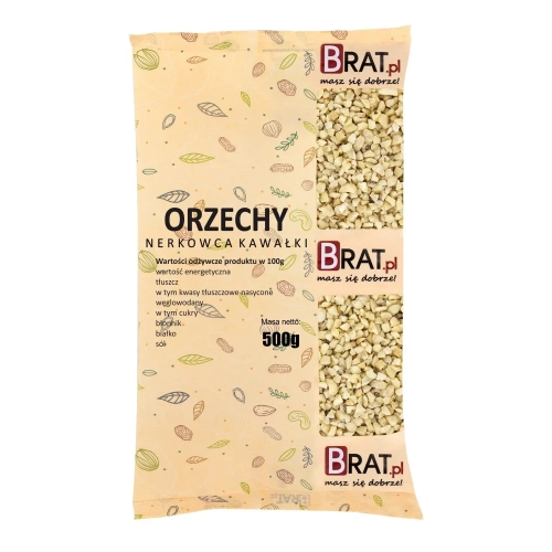 Orzechy nerkowca kawałki 500g