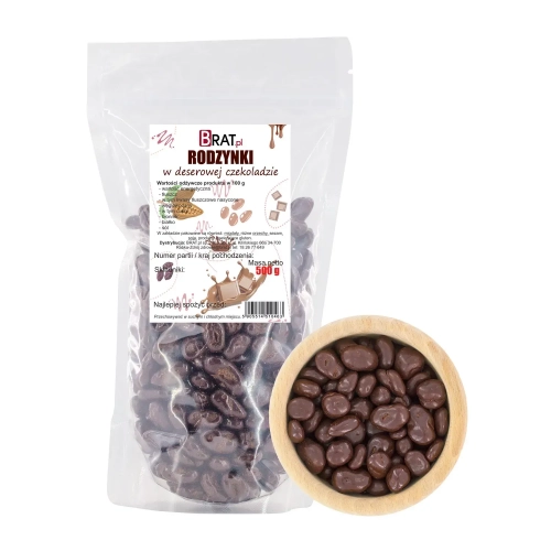 Rodzynki w deserowej czekoladzie 500g