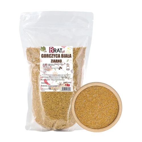 Gorczyca biała ziarno 1kg