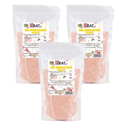 Sól himalajska drobna  3x1kg