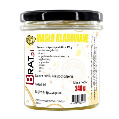 Masło klarowane 240g