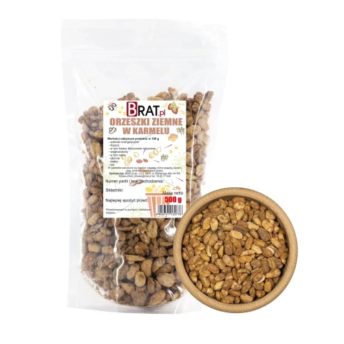 Orzechy ziemne w karmelu 500g