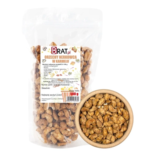 Orzechy nerkowca w karmelu 500g
