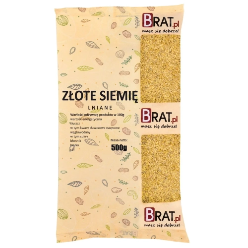 Złote siemię lniane 500g