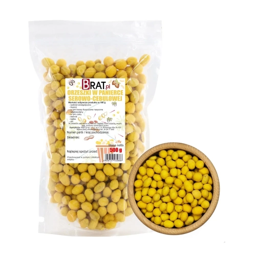Orzeszki w panierce serowo-cebulowej 500g