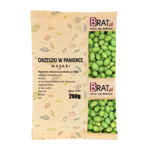 Orzeszki w panierce wasabi 200g