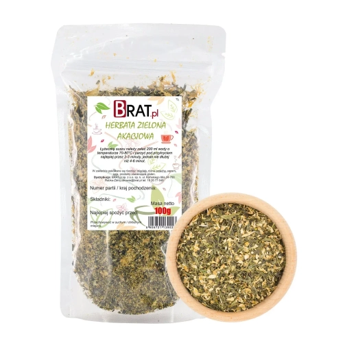 Herbata zielona Akacjowa 100g